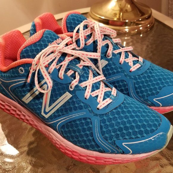 NEW BALANCE Shoes | 980 Fresh Foam Womens Size 9 Blue Pink | Poshmark